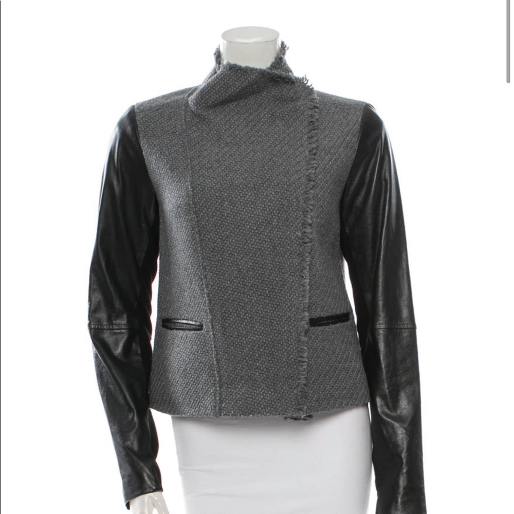 Vince leather/wool jacket